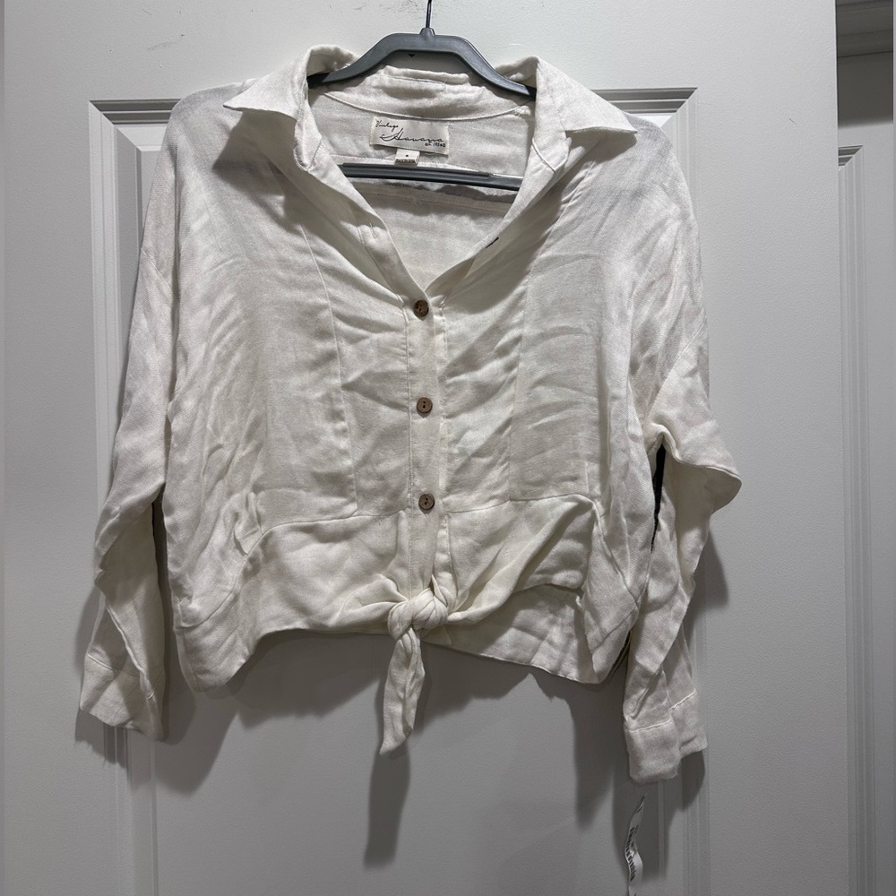 Vintage Havana Cream Button-Down Shirt